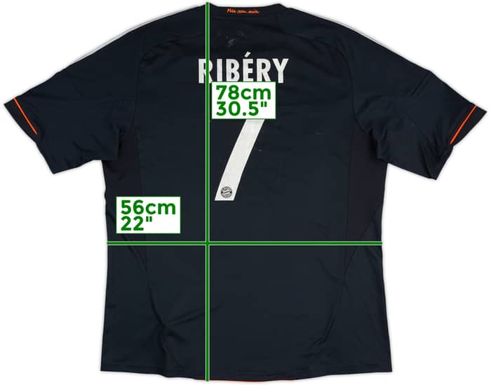 2012-13 Bayern Munich Third Shirt Ribery #7 - 5/10 - (XL)
