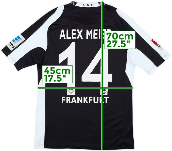 2013-14 Eintracht Frankfurt Away Shirt Alex Meier #14 - 8/10 - (S)