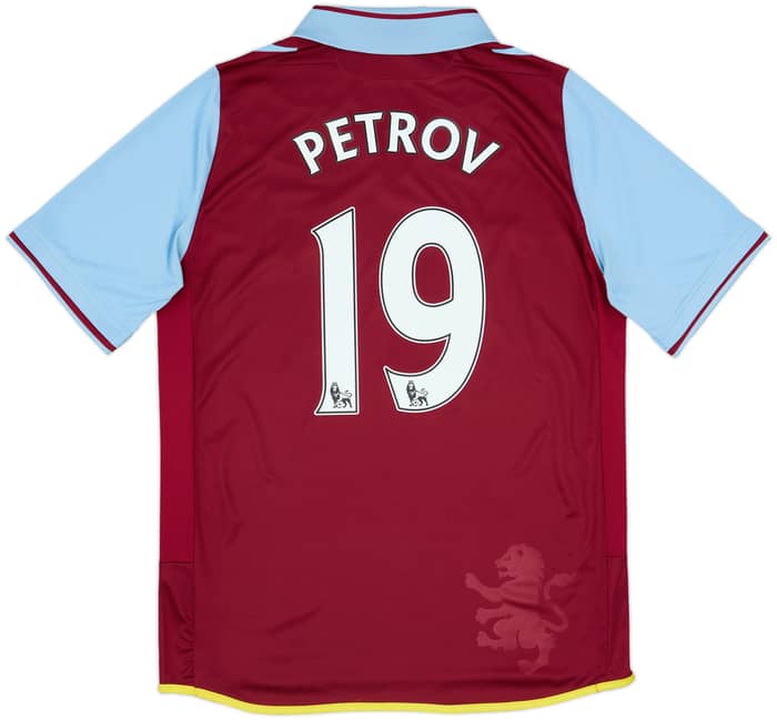 2012-13 Aston Villa Home Shirt Petrov #19 - 6/10 - (M)