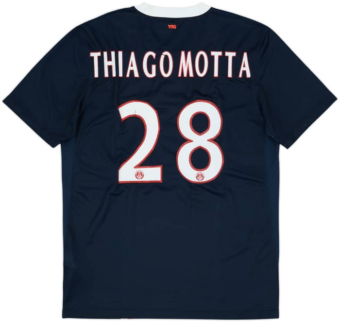2011-12 Paris Saint-Germain Home Shirt Thiago Motta #28 - 6/10 - (M)