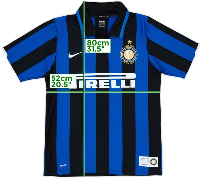 2007-08 Inter Milan 'Cento Anni' Centenary Home Shirt #16 - 7/10 - (M)
