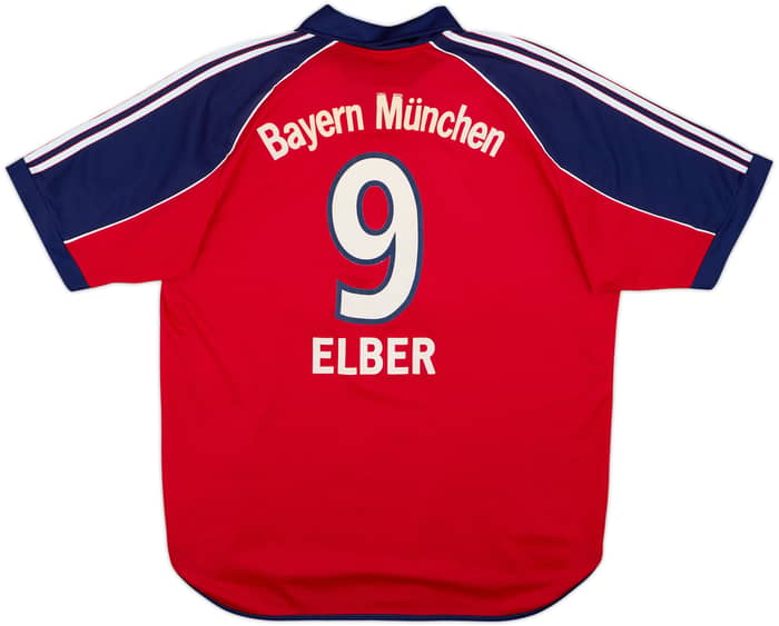 1999-01 Bayern Múnich Camiseta Local Elber #9 - 5/10 - (L)