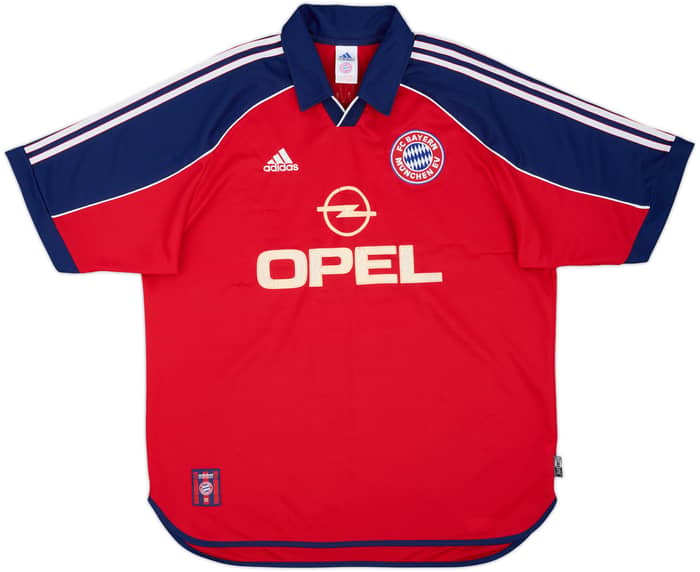 1999-01 Bayern Munich Home Shirt Elber #9 - 5/10 - (XL)