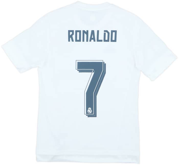 2015-16 Real Madrid Camiseta Local Ronaldo #7 - 8/10 - (S)