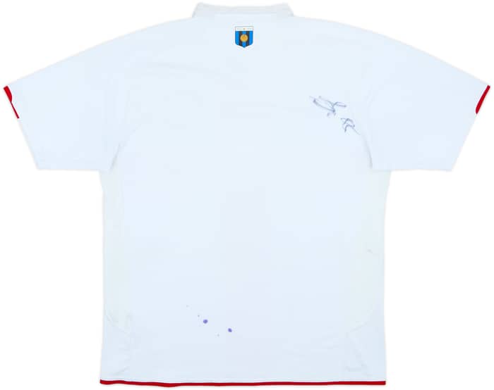 Camiseta de visitante del centenario firmada del Inter Milan 2007-08 - 5/10 - (L)