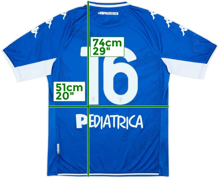 2021-22 Empoli Home Shirt #16 - 5/10 - (XL)