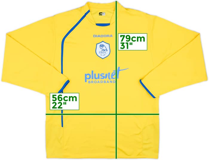 2006-07 Sheffield Wednesday Away L/S Shirt #17 - 6/10 - (XL)