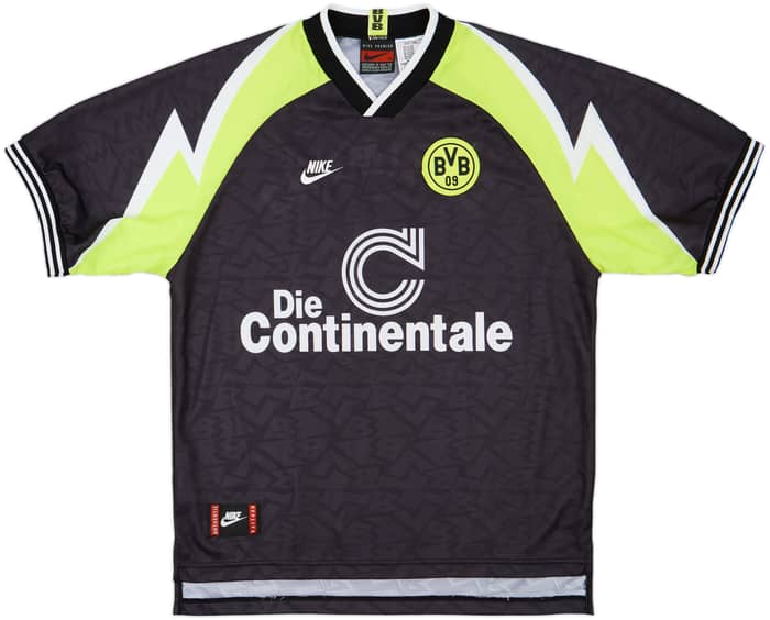 1995-96 Borussia Dortmund Away Shirt Moller #10 - 9/10 - (XL)