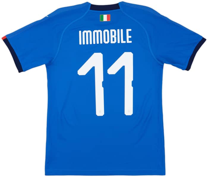 2018-19 Italy Home Shirt Immobile #11 - 10/10 - (S)