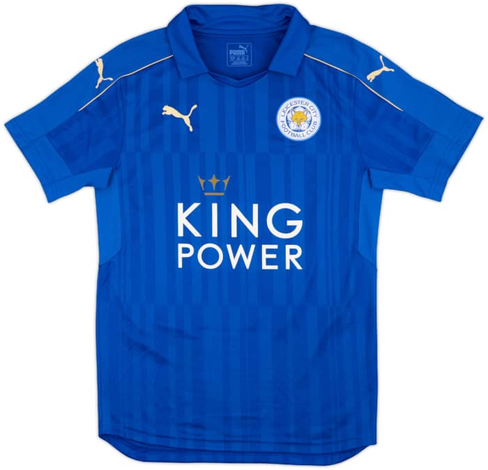 2016-17 Leicester Home Shirt Vardy #9 - 6/10 - (XS)