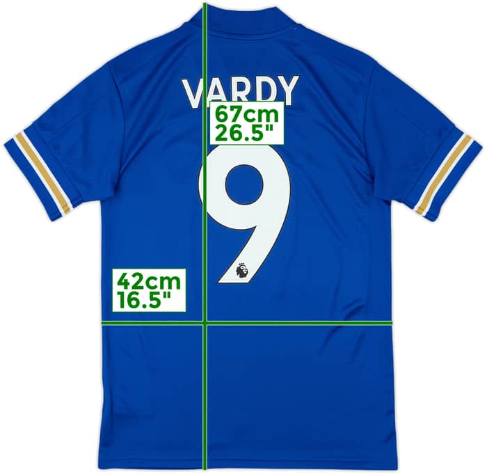 2018-19 Leicester Home Shirt Vardy #9 - 10/10 - (S)