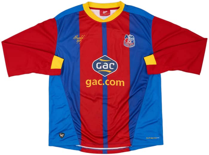 2012-13 Crystal Palace Home L/S Shirt - 6/10 - (M)