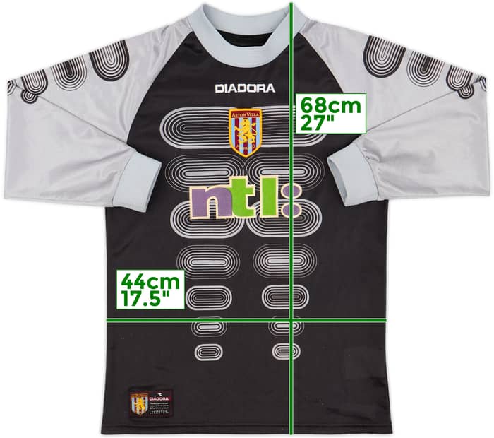 2002-03 Aston Villa GK Shirt - 8/10 - (L.Boys)