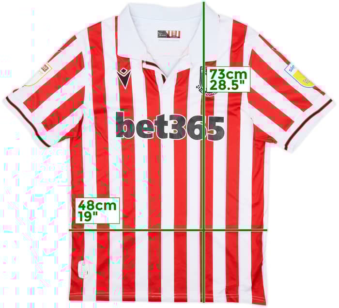 2023-24 Stoke City Home Shirt - 8/10 - (M)
