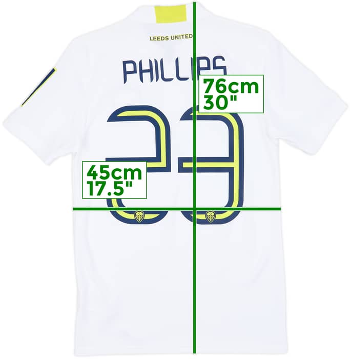 2021-22 Leeds United Home Shirt Phillips #23 - 9/10 - (XS)