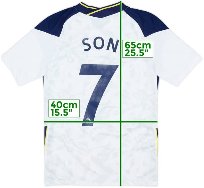 2020-21 Tottenham Home Shirt Son #7 - 8/10 - (XS)