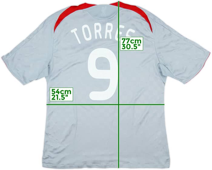 2008-09 Liverpool Away Shirt Torres #9 - 6/10 - (XL)
