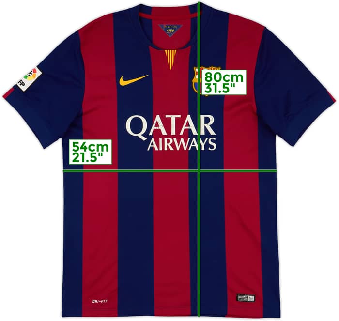 2014-15 Barcelona Home Shirt - 5/10 - (L)