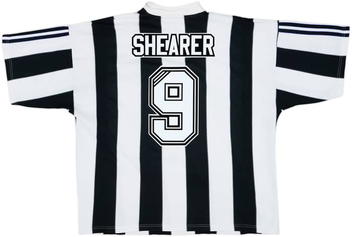 1995-97 Newcastle Home Shirt Shearer #9 - 8/10 - (XL)