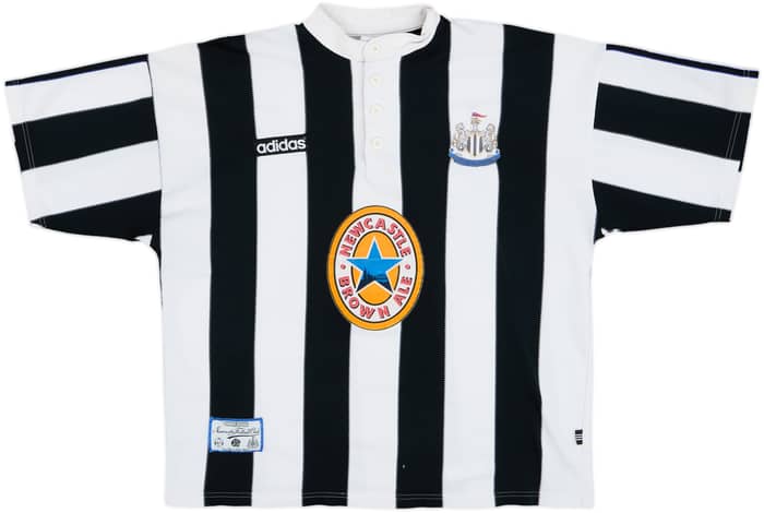 1995-97 Newcastle Home Shirt Shearer #9 - 8/10 - (XL)