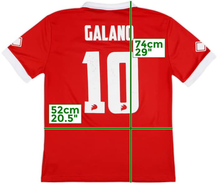 2014-15 Bari Home Shirt Galano #10 - 7/10 - (L)