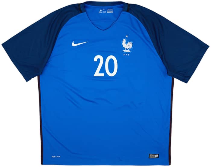 2016-17 France Home Shirt Mbappe #20 - 8/10 - (XXL)