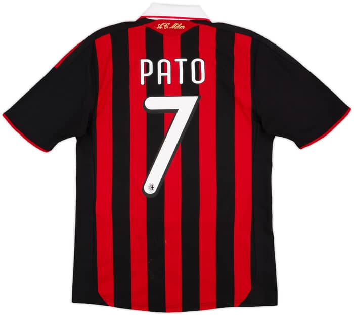 2009-10 AC Milan Home Shirt Pato #7 - 6/10 - (S)
