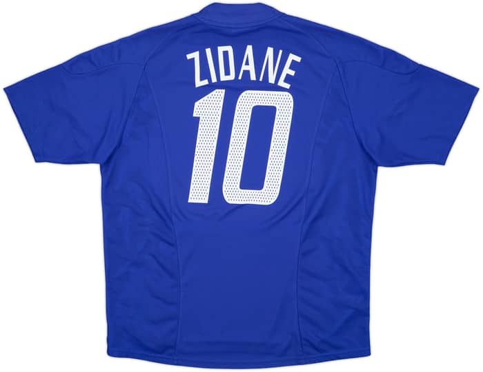 2002-04 France Home Shirt Zidane #10 - 6/10 - (XL)