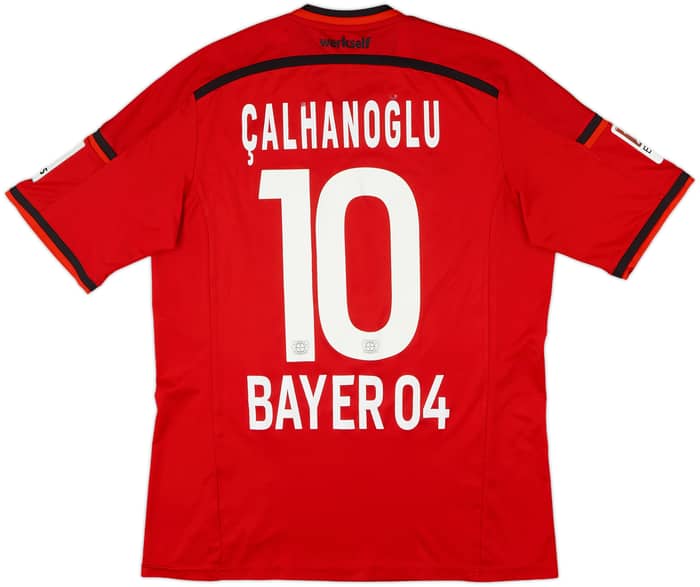 2014-15 Bayer Leverkusen Home Shirt Calhanoglu #10 - 6/10 - (L)