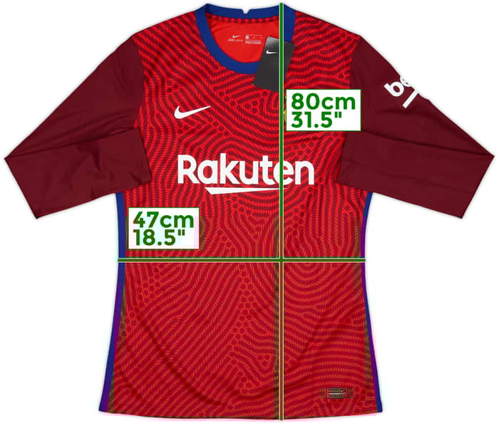 2020-21 Barcelona Authentic GK Shirt (L)