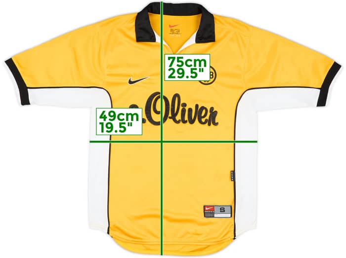 1998-00 Borussia Dortmund Home Shirt - 8/10 - (S)