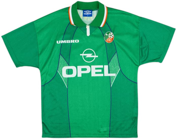 1994-95 Ireland Home Shirt Staunton #11 - 6/10 - (M)