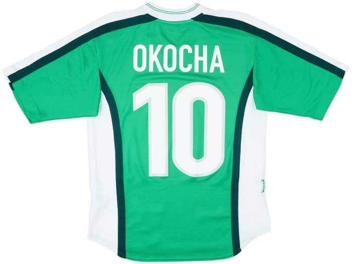 1998-00 Nigeria Home Shirt Okocha #10 - 10/10 - (S)