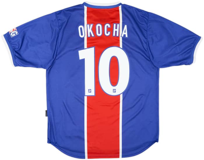 1999-00 Paris Saint-Germain Home Shirt Okocha #10 - 9/10 - (M)