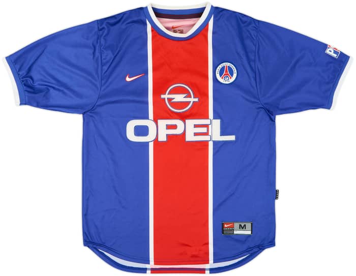 1999-00 Paris Saint-Germain Home Shirt Okocha #10 - 9/10 - (M)