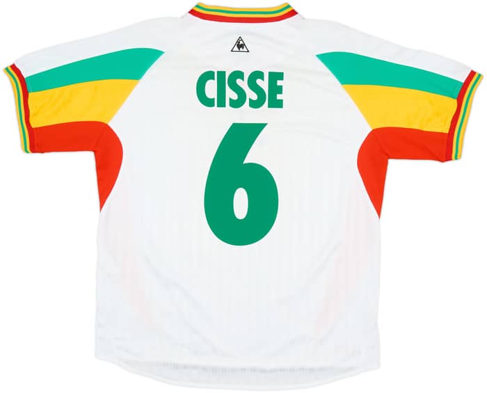 2002-04 Senegal Home Shirt Cisse #6 - 9/10 - (M)