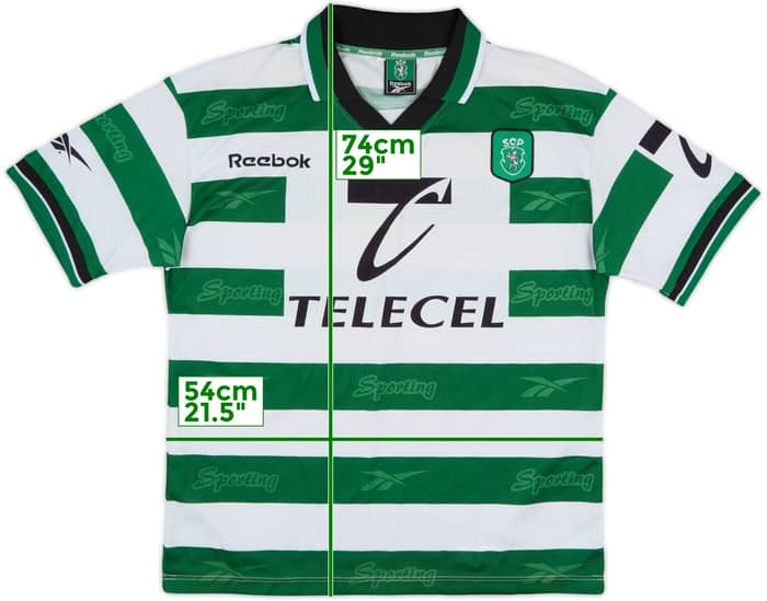 1999-00 Sporting CP Home Shirt - 8/10 - (S)