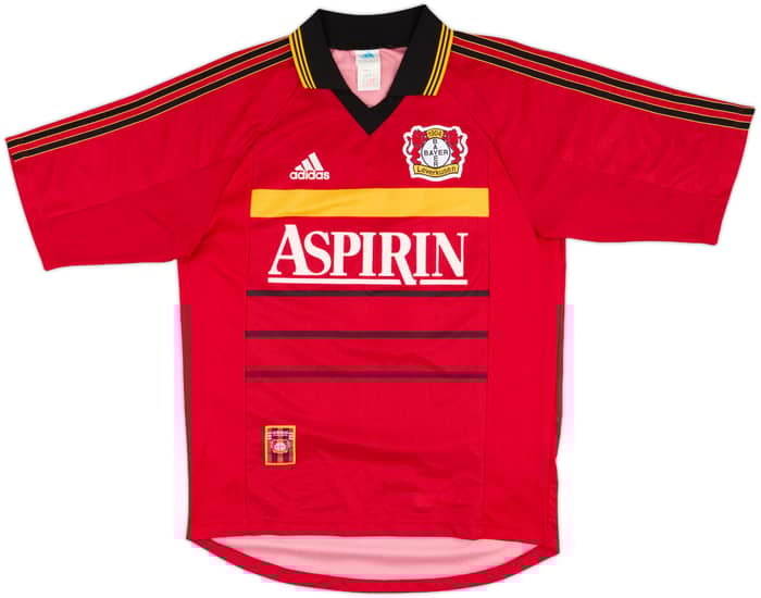 1998-00 Bayer Leverkusen Home Shirt Ballack #13 - 9/10 - (S)