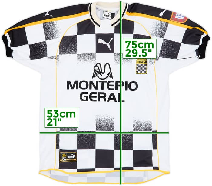 2001-02 Boavista Home Shirt - 9/10 - (S)