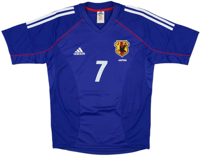 2002-04 Japan Home Shirt Nakata #7 - 8/10 - (S)