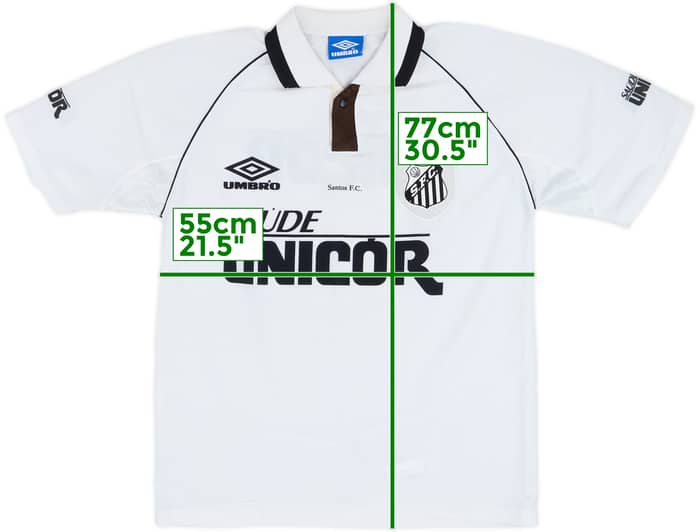 1997 Santos Home Shirt - 9/10 - (M)