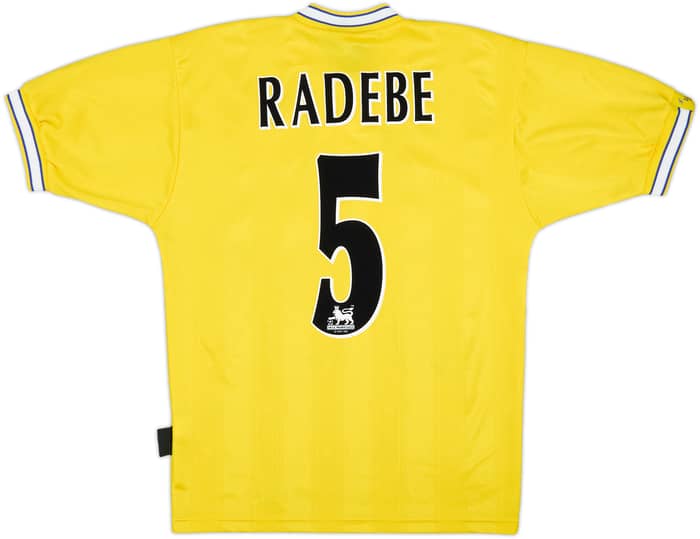 1996-99 Leeds United Away Shirt Radebe #5 - 9/10 - (S)