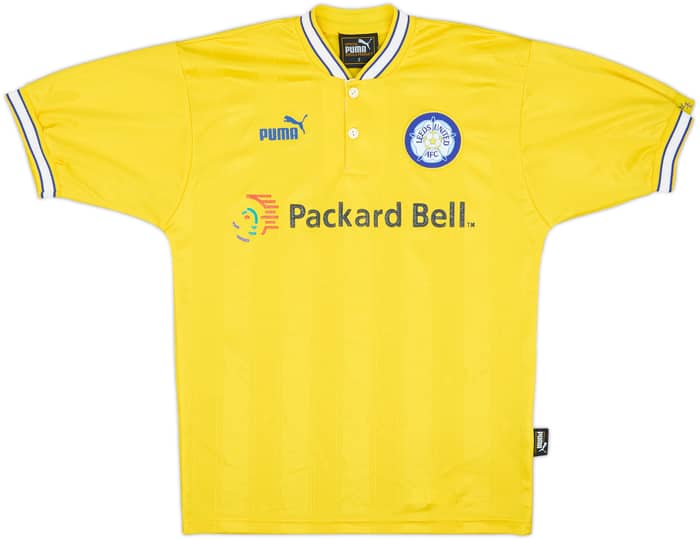 1996-99 Leeds United Away Shirt Radebe #5 - 9/10 - (S)
