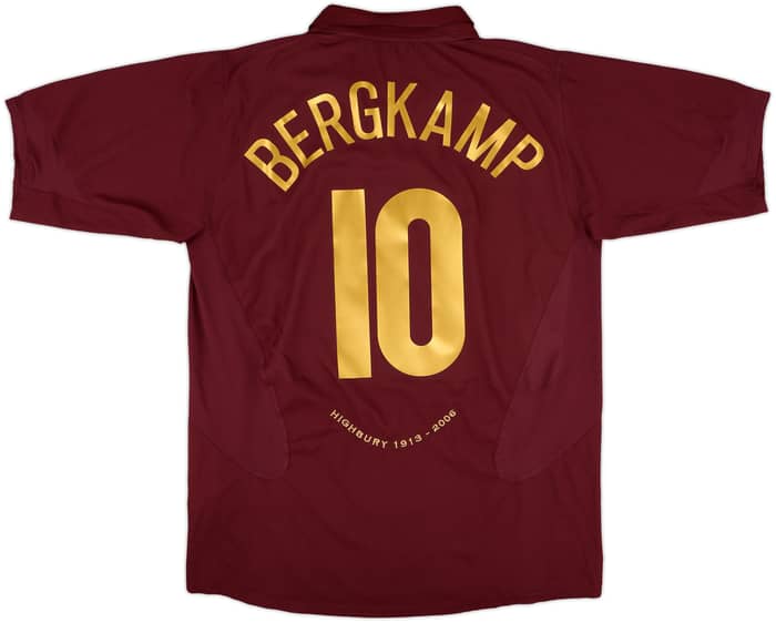 2005-06 Arsenal Home Shirt Bergkamp #10 - 10/10 - (XL)