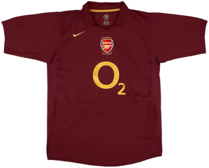 2005-06 Arsenal Home Shirt Bergkamp #10 - 10/10 - (XL)