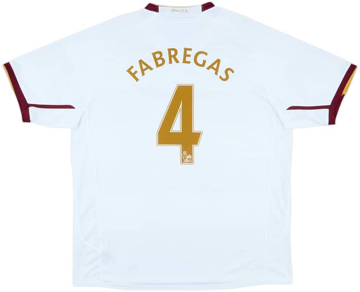 2007-08 Arsenal Away Shirt Fabregas #4 - 8/10 - (XL)