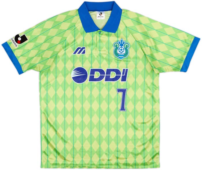 1993-95 Bellmare Hiratsuka Home Shirt #7 - 5/10 - (L)