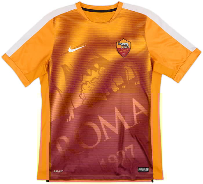 2015-16 Roma Nike Training Shirt - 8/10 - (L)