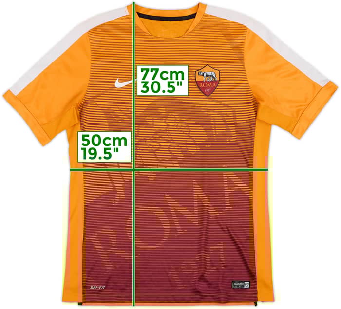 2015-16 Roma Nike Training Shirt - 8/10 - (L)
