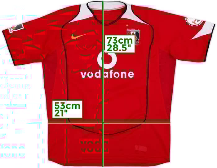 2005 Urawa Red Diamonds Home Shirt - 5/10 - (L)